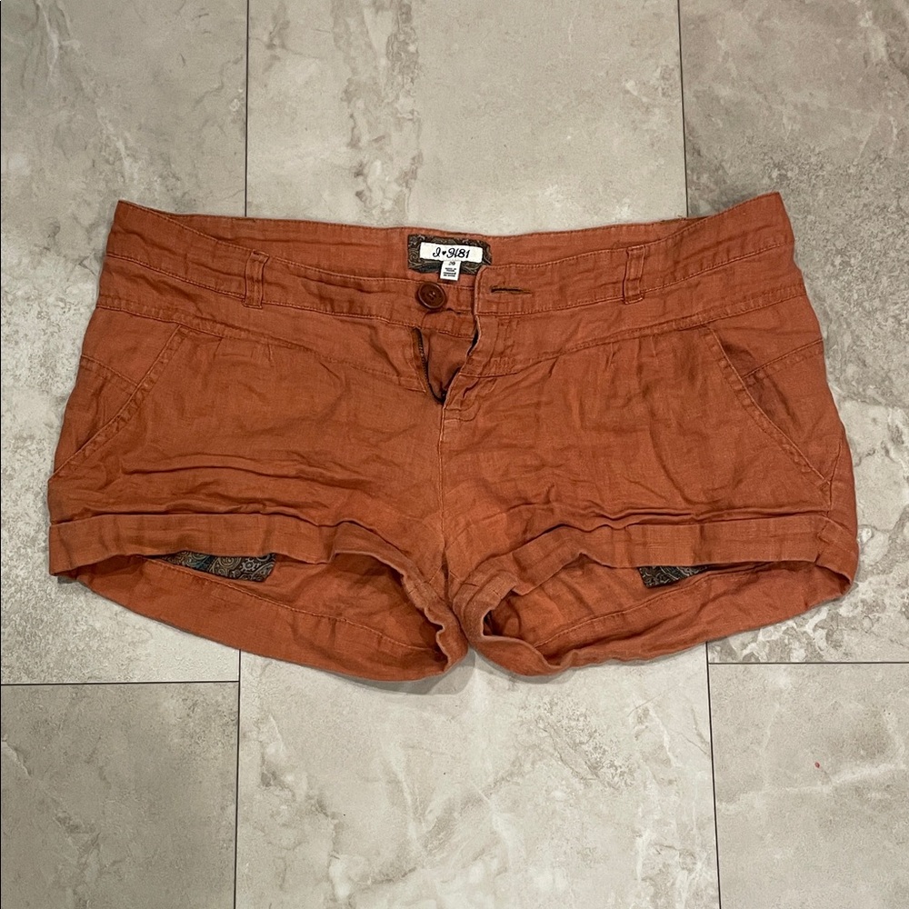 Women's burnt orange/ Rust Shorts